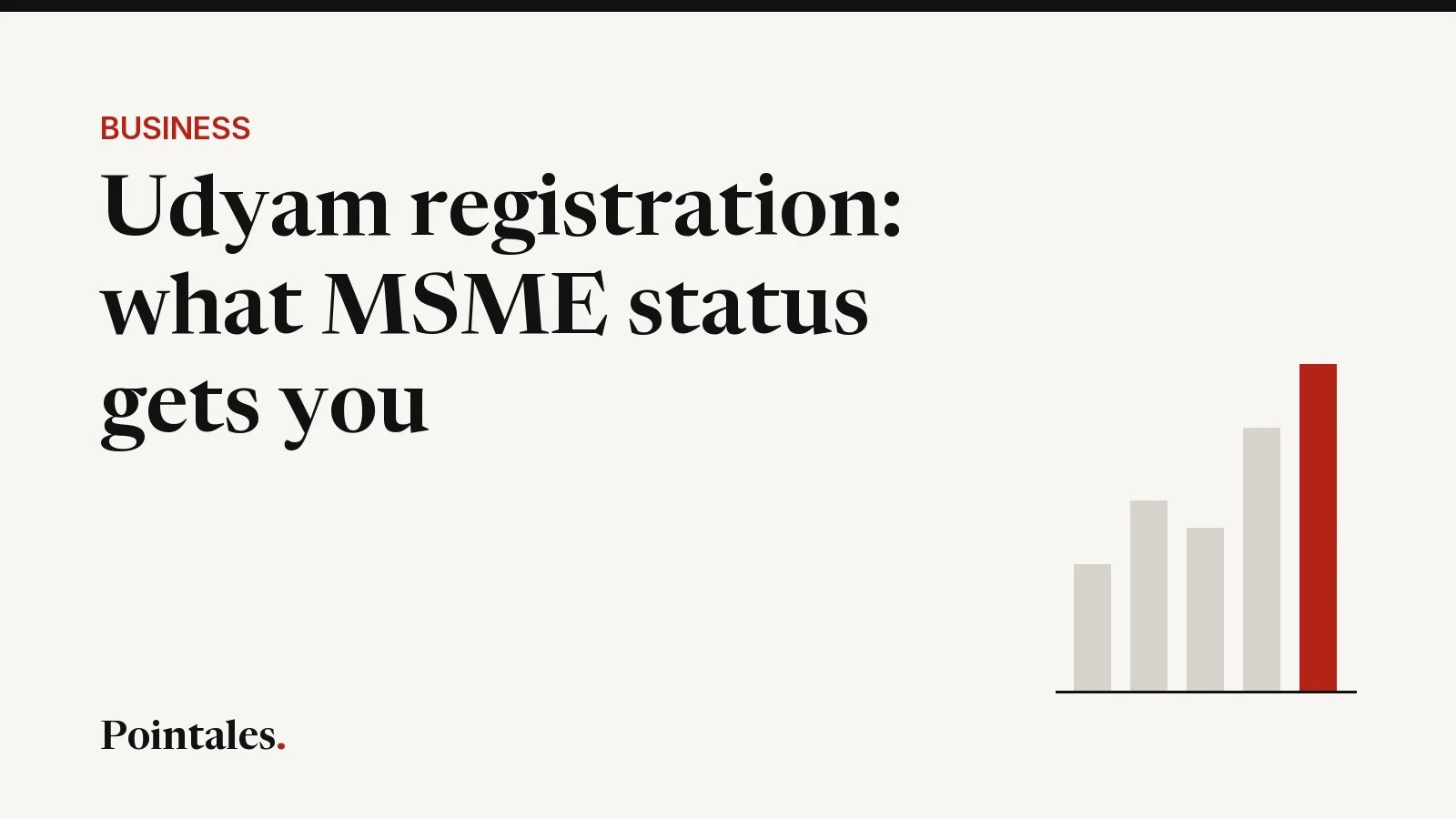 Illustrative cover: Udyam registration: what MSME status gets you