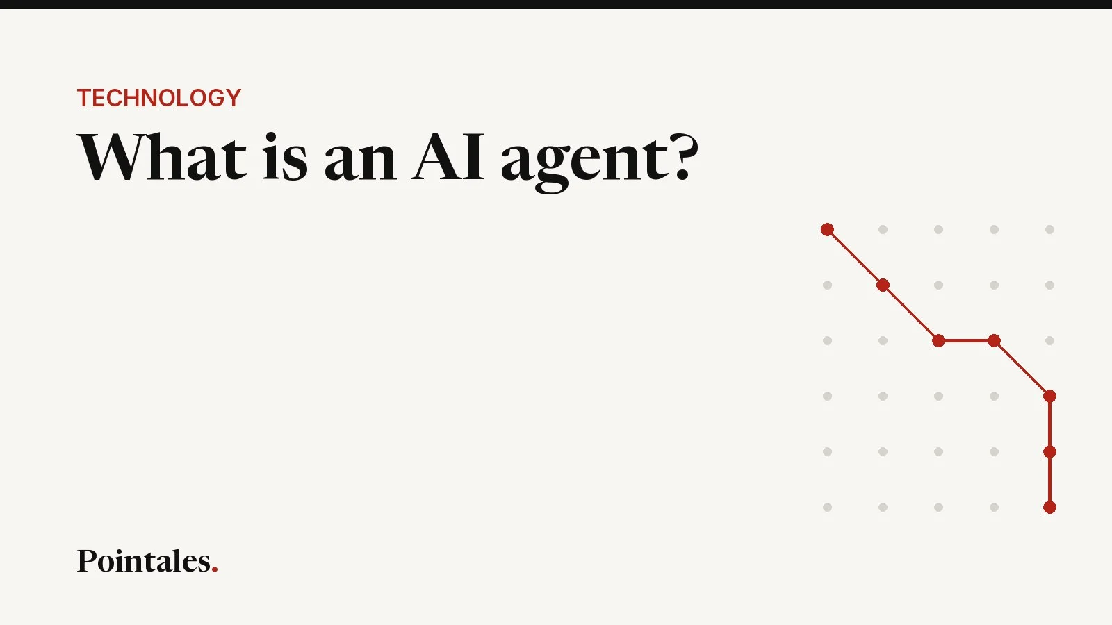 Illustrative cover: What is an AI agent?