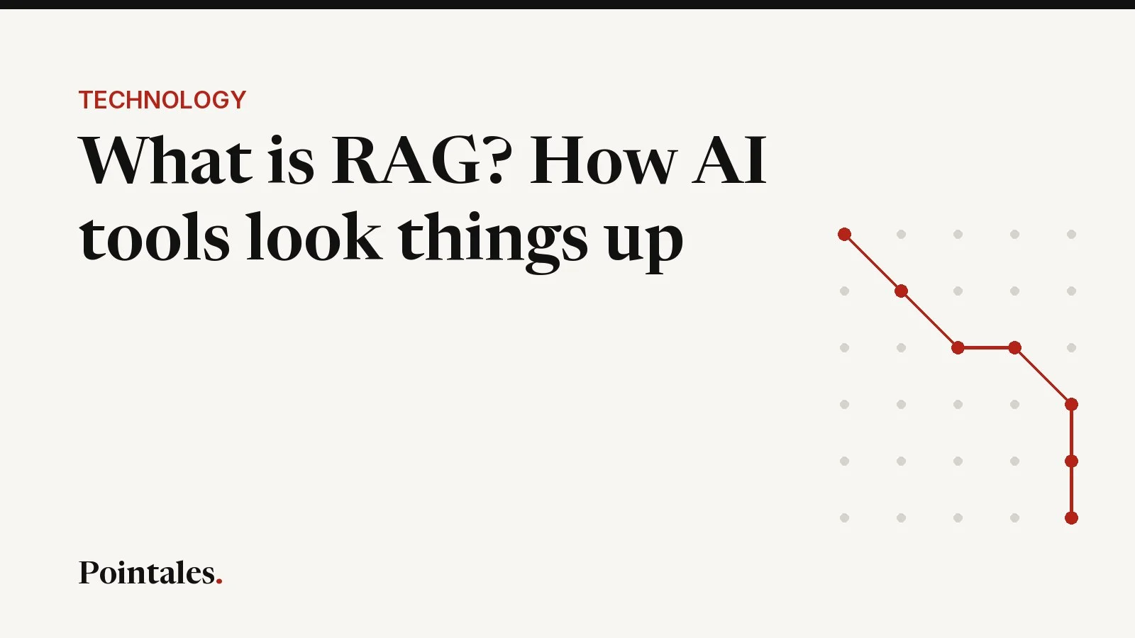 Illustrative cover: What is RAG? How AI tools look things up